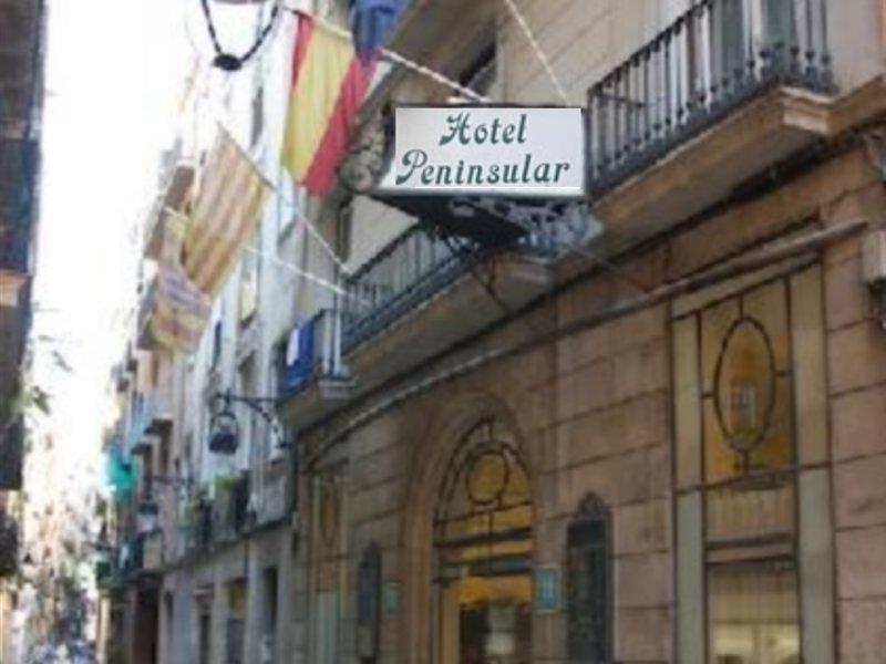 Hotel Peninsular Barselona Dış mekan fotoğraf