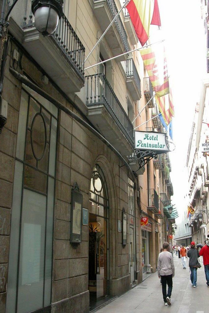 Hotel Peninsular Barselona Dış mekan fotoğraf